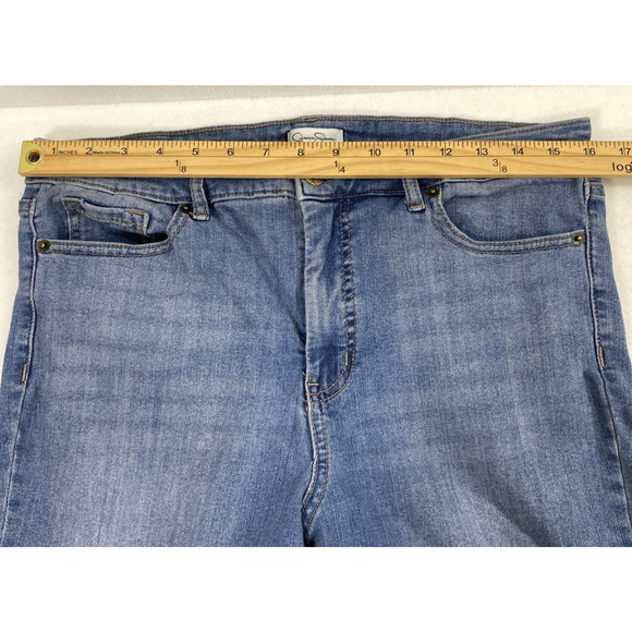 Jessica Simpson Jeans Womens Size 12 Skinny Medium Wash Denim Stretch - Picture 6 of 11